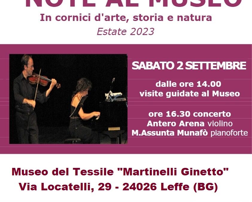 Note al Museo 2023
